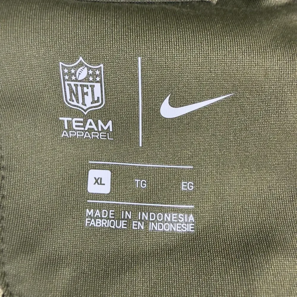 NIKE Raiders Salute To Service Jacket NFL Football Camo Green Las Vegas Mens XL
